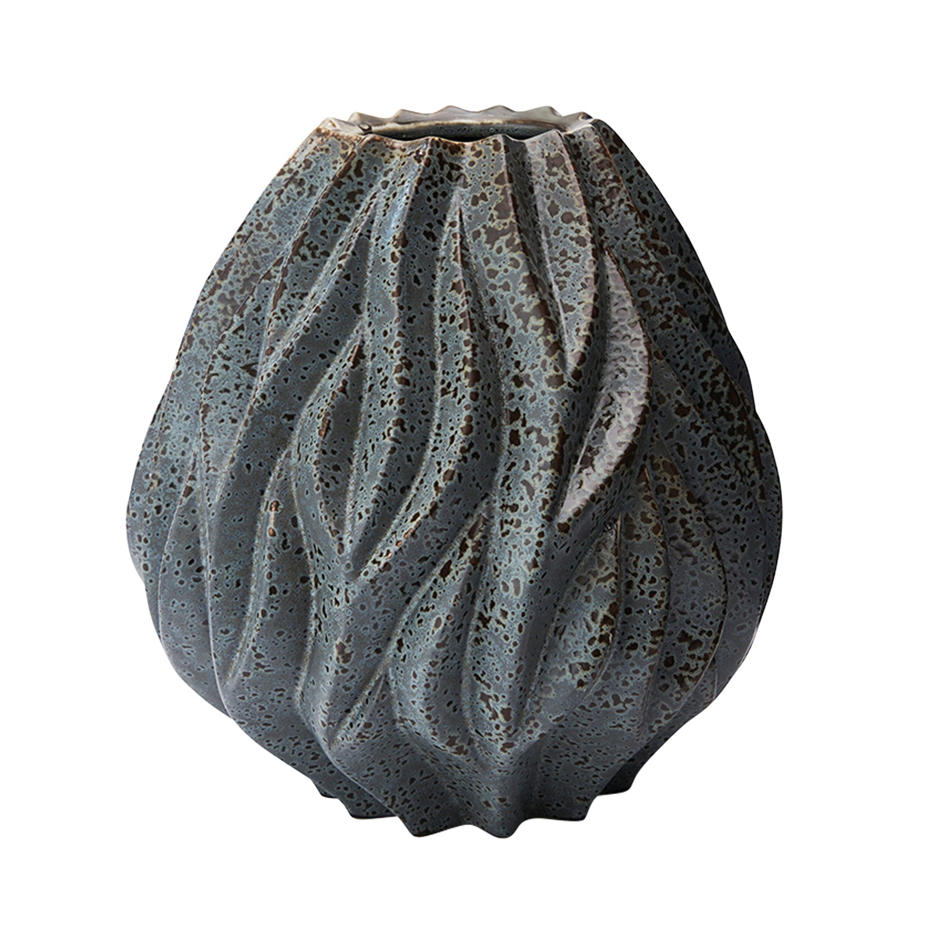 Vase Flame 23 cm Grå Morsø